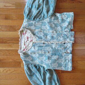 New NWT Magnolia Pearl Jaquard Yeva Jacket in Rafa OS